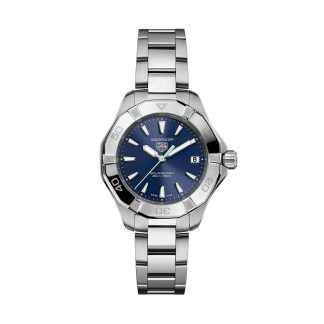 1:12 super fake watches TAG Heuer Aquaracer Professional 200 Solargraph 34mm Ladies Watch Blue Stainless Steel WBP1311.BA0005