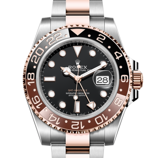 1:2 super replica watches Rolex GMT-Master II Oystersteel and Everose gold M126711CHNR-0002