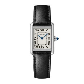 Best Swiss replica sites Cartier Tank Must Watch Small Model Photovoltaic Solarbeat Movement Steel Case Faux Leather WSTA0060