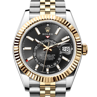 Best Swiss replica sites Rolex Sky-Dweller Oystersteel and yellow gold M336933-0004