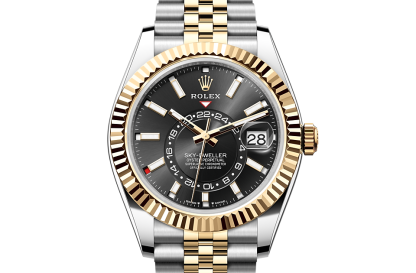 Best Swiss replica sites Rolex Sky-Dweller Oystersteel and yellow gold M336933-0004