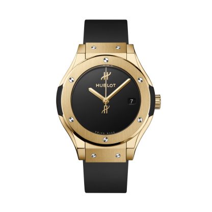 Best replica watches UK Hublot Classic Fusion Original Yellow Gold 38mm Mens Watch Rubber 565.VX.1230.RX.MDM