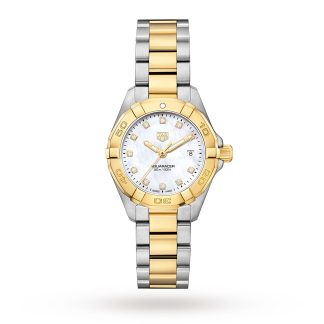 Best replica watches UK TAG Heuer Aquaracer 300M 27mm Quartz Ladies Watch Bicoloured WBD1422.BB0321