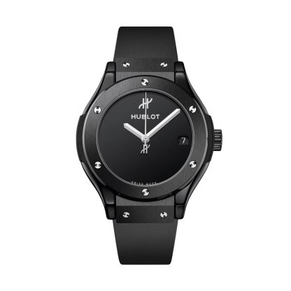 Men swiss replica watches Hublot Classic Fusion Original Black Magic 33mm Ladies Watch Rubber 581.CX.1270.RX.MDM