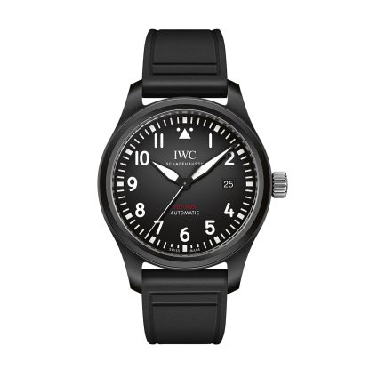 Replica wrist IWC Pilots Automatic 41mm Mens Watch Black Rubber IW326906