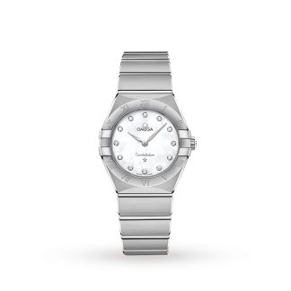 Replica wrist Omega Constellation Manhattan 28mm Ladies Watch Stainless Steel O13110286055001