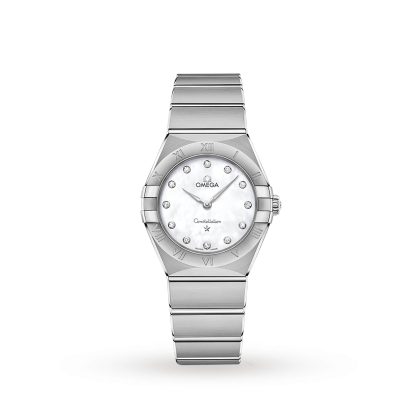 Replica wrist Omega Constellation Manhattan 28mm Ladies Watch Stainless Steel O13110286055001