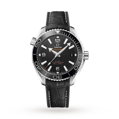 Replica wrist Omega Seamaster Planet Ocean 600m Co-Axial 39.5mm Mens Watch Leather O21533402001001