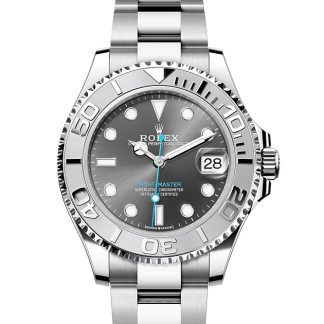 Replica wrist Rolex Yacht-Master 37 Oystersteel and platinum M268622-0002