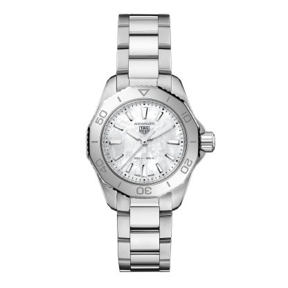 Replica wrist TAG Heuer Aquaracer Professional 200 30mm Ladies Watch Mother Of Pearl Stainless Steel WBP1418.BA0622