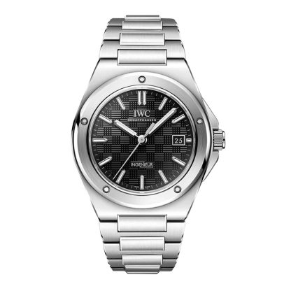 Swiss replica watches cheap IWC Ingenieur Automatic 40mm Mens Watch Black Stainless Steel IW328901