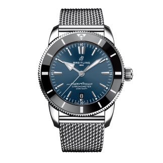 Swiss replica watches price Breitling Superocean Heritage B20 Automatic 44mm UK Exclusive Mens Watch Blue Stainless Steel Stainless Steel AB20304A1C1A1