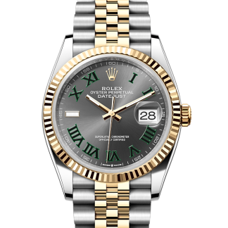 Swiss replica watches price Rolex Datejust 36 Oystersteel and yellow gold M126233-0035