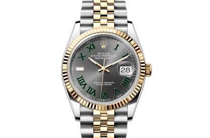 Swiss replica watches price Rolex Datejust 36 Oystersteel and yellow gold M126233-0035