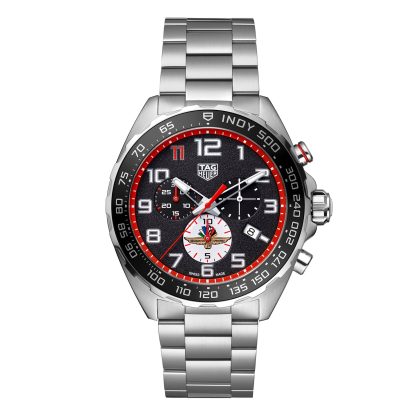 Swiss replica watches price TAG Heuer Formula 1 Indy 500 43mm Special Edition Mens Watch Black Stainless Steel CAZ101AW.BA0842