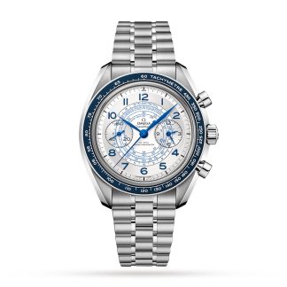 Women swiss replica watches Omega Speedmaster Co-Axial Master Chronometer 43mm Mens Stainless Steel O32930435102001