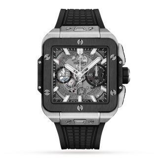 buy designer Hublot Square Bang Unico Titanitum Ceramic 42mm Mens Watch Rubber 821.NM.0170.RX