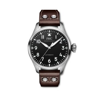 buy designer IWC Big Pilots 43mm Mens Watch Leather IW329301