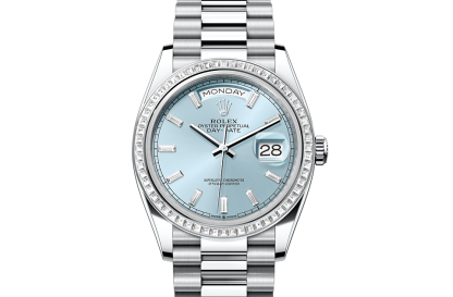 buy designer Rolex Day-Date 36 platinum and diamonds M128396TBR-0003