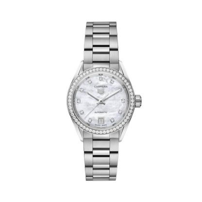 buy luxury TAG Heuer Carrera 29mm Stainless Steel Ladies Watch Stainless Steel WBN2414.BA0621