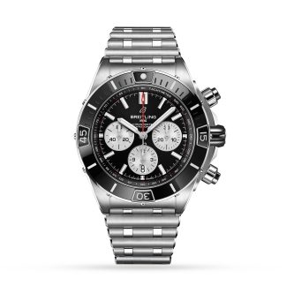 cheap designer Breitling Super Chronomat B01 44 Stainless Steel Watch Stainless Steel AB0136251B1A1