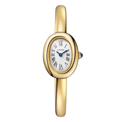 cheap designer Cartier Baignoire De Cartier Watch Mini Model Quartz Movement Yellow Gold Yellow Gold WGBA0021