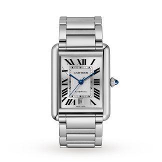 cheap designer Cartier Tank Must Extra-Large Model Automatic Movement Steel 41mm X 31mm Steel WSTA0053