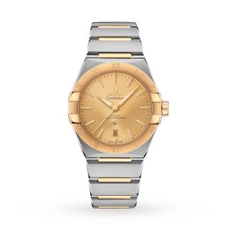 cheap designer Omega Constellation 39mm Steel ‑ Yellow Gold On Steel ‑ Yellow Gold Stainless Steel & 18ct Yellow Gold O13120392008001