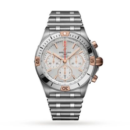 cheap luxury Breitling Chronomat B01 42 Stainless Steel 18k Red Gold Watch Stainless Steel IB0134101G1A1