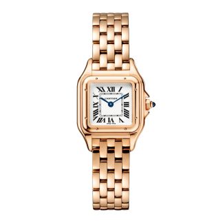 cheap luxury Cartier Panthere de Cartier watch small model quartz movement. Case in rose gold 750/1000 dimensions: 23 mm x 30 mm Rose Gold WGPN0040