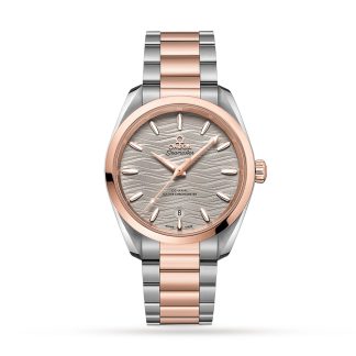 cheap luxury Omega Aqua Terra 150M Co-Axial Master Chronometer Ladies 38mm 18ct Rose Gold O22020382006001