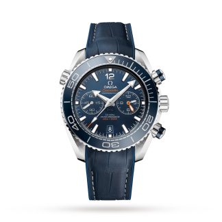 cheap luxury Omega Seamaster Planet Ocean Chronograph 45.5mm Mens Watch Leather O21533465103001