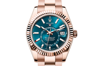 cheap luxury Rolex Sky-Dweller Everose gold M336935-0001