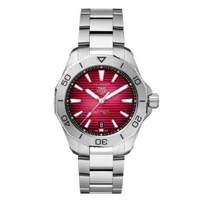 cheap luxury TAG Heuer Aquaracer Professional 200 40mm Mens Watch Red Stainless Steel WBP2114.BA0627