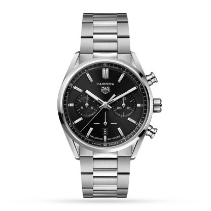 cheap luxury TAG Heuer Carrera Calibre Heuer 02 Chronograph 42mm Mens Watch Stainless Steel CBN2010.BA0642