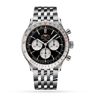 copies cheap ebay Breitling Navitimer B01 Chronograph 46 Stainless Steel Watch Stainless Steel AB0137211B1A1