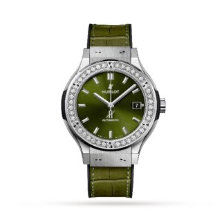 copies cheap ebay Hublot Classic Fusion Automatic 38mm Ladies Watch Alligator 565.NX.8970.LR.1204