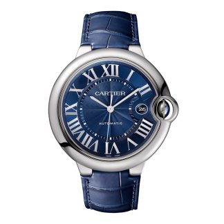 counterfeit designer Cartier Ballon Bleu de Cartier watch 42 mm. Mechanical movement with automatic winding caliber 1847 MC. Alligator WSBB0027