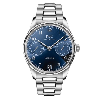 counterfeit designer IWC Portugieser Automatic 42 Blue Stainless Steel IW501704