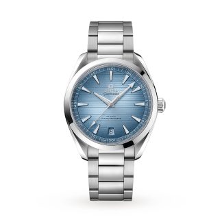 counterfeit designer Omega Seamaster Aqua Terra 150M Co-Axial Master Chronometer 41mm Summer Blue Stainless Steel O22010412103005