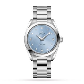 counterfeit designer Omega Seamaster Aqua Terra Quartz 28mm Ladies Watch Stainless Steel O22010286053001