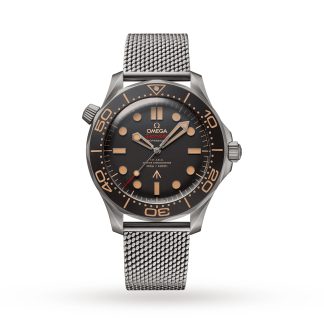 counterfeit designer Omega Seamaster Diver 300m James Bond 007 2020 Edition Titanium O21090422001001