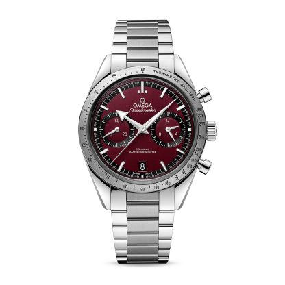 counterfeit designer Omega Speedmaster 57 Co-Axial Master Chronometer Chronograph 40.5mm Mens Watch Red Stainless Steel O33210415111001