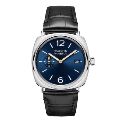 counterfeit designer Panerai Radiomir Quaranta Automatic 40mm Mens Watch Blue Alligator PAM01571