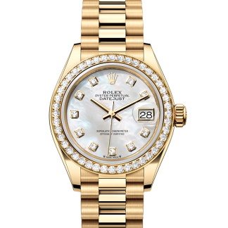 counterfeit designer Rolex Lady-Datejust yellow gold and diamonds M279138RBR-0015