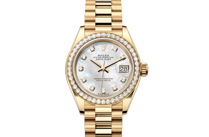 counterfeit designer Rolex Lady-Datejust yellow gold and diamonds M279138RBR-0015