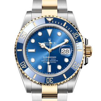 counterfeit designer Rolex Submariner Date Oystersteel and yellow gold M126613LB-0002