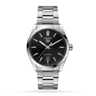 counterfeit designer TAG Heuer Carrera Three-Hand 39mm Automatic Mens Watch Stainless Steel WBN2110.BA0639