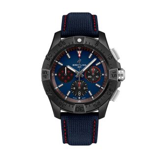 fake luxury Breitling Avenger B01 Chronograph Red Arrows 44mm Mens Watch Blue Calfskin SB01475A1C1X1