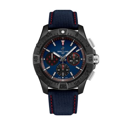 fake luxury Breitling Avenger B01 Chronograph Red Arrows 44mm Mens Watch Blue Calfskin SB01475A1C1X1